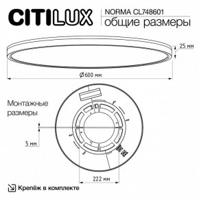 Накладной светильник Citilux Norma CL748601 в Нижнем Тагиле - nizhniy-tagil.ok-mebel.com | фото 11
