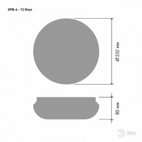 Накладной светильник Эра Классик SPB-6 - 12 Onyx в Нижнем Тагиле - nizhniy-tagil.ok-mebel.com | фото 3