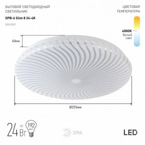 Накладной светильник Эра Slim SPB-6 Slim 8 24-4K в Нижнем Тагиле - nizhniy-tagil.ok-mebel.com | фото 2