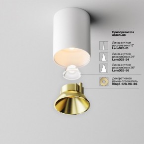 Накладной светильник Maytoni Alfa LED C064CL-8W2.7K-RD-WB в Нижнем Тагиле - nizhniy-tagil.ok-mebel.com | фото 3