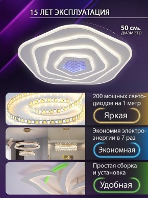 Накладной светильник Natali Kovaltseva PALACE LED LAMPS 81111/4C в Нижнем Тагиле - nizhniy-tagil.ok-mebel.com | фото 4