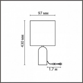 Настольная лампа декоративная Lumion Akivi 8146/1Т в Нижнем Тагиле - nizhniy-tagil.ok-mebel.com | фото 5