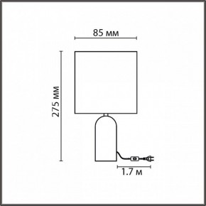 Настольная лампа декоративная Lumion Akivi 8149/1Т в Нижнем Тагиле - nizhniy-tagil.ok-mebel.com | фото 5