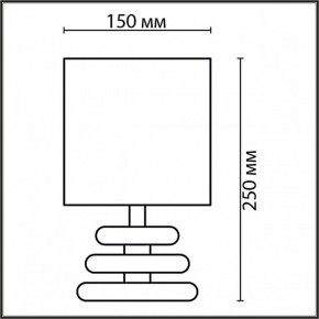 Настольная лампа декоративная Lumion Latza 8126/1Т в Нижнем Тагиле - nizhniy-tagil.ok-mebel.com | фото 3