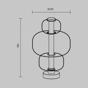 Настольная лампа декоративная Maytoni Atmos MOD364TL-L15W3K в Нижнем Тагиле - nizhniy-tagil.ok-mebel.com | фото 5