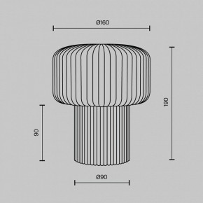 Настольная лампа декоративная Maytoni Omaggio MOD404TL-01GR в Нижнем Тагиле - nizhniy-tagil.ok-mebel.com | фото 5
