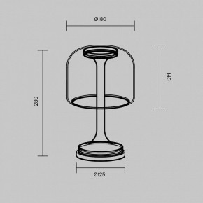 Настольная лампа декоративная Maytoni Spirito MOD286TL-L8G3K в Нижнем Тагиле - nizhniy-tagil.ok-mebel.com | фото 4