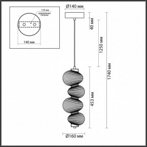 Настольная лампа декоративная Odeon Light Bruco 5096/17L в Нижнем Тагиле - nizhniy-tagil.ok-mebel.com | фото 5