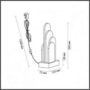 Настольная лампа декоративная Odeon Light Foros 5438/12TL в Нижнем Тагиле - nizhniy-tagil.ok-mebel.com | фото 5