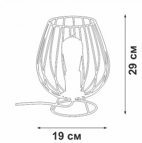 Настольная лампа декоративная Vitaluce V4296 V4296-0/1L в Нижнем Тагиле - nizhniy-tagil.ok-mebel.com | фото 3