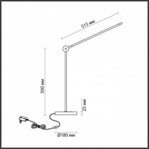 Настольная лампа офисная Odeon Light Foden 7101/12TL в Нижнем Тагиле - nizhniy-tagil.ok-mebel.com | фото 5