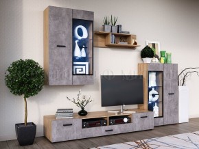 Нэнси New Полка навесная (ЛДСП) Сонома в Нижнем Тагиле - nizhniy-tagil.ok-mebel.com | фото 2