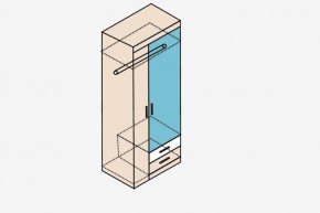 НИКА Н10з Шкаф для одежды в Нижнем Тагиле - nizhniy-tagil.ok-mebel.com | фото 4