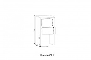 НИКОЛЬ 25 Шкаф 5-ти створчатый в Нижнем Тагиле - nizhniy-tagil.ok-mebel.com | фото 7
