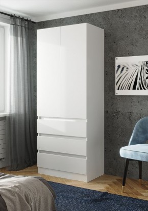 ПАРУС Шкаф 2-х ств. 800 (белый) в Нижнем Тагиле - nizhniy-tagil.ok-mebel.com | фото
