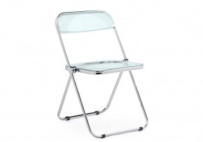 Пластиковый стул Fold складной clear gray-blue в Нижнем Тагиле - nizhniy-tagil.ok-mebel.com | фото