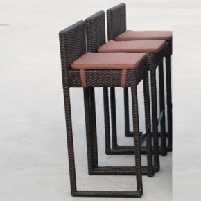 Плетеный барный стул Y390A-W63 Brown в Нижнем Тагиле - nizhniy-tagil.ok-mebel.com | фото