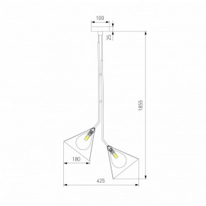 Подвесная люстра Eurosvet Enigma 70161/3 черный в Нижнем Тагиле - nizhniy-tagil.ok-mebel.com | фото 4