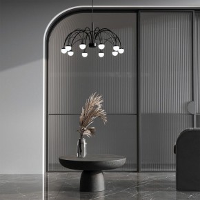Подвесная люстра Eurosvet Ragno 90034/10 LED черный в Нижнем Тагиле - nizhniy-tagil.ok-mebel.com | фото 4