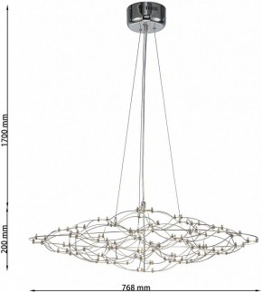 Подвесная люстра Favourite Thinner 4305-8P в Нижнем Тагиле - nizhniy-tagil.ok-mebel.com | фото 5