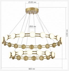 Подвесная люстра ST-Luce MONRO SL6610.203.36 в Нижнем Тагиле - nizhniy-tagil.ok-mebel.com | фото 4