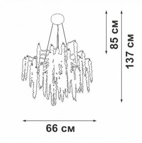 Подвесная люстра Vitaluce V2855 V2855-9/7S в Нижнем Тагиле - nizhniy-tagil.ok-mebel.com | фото 5