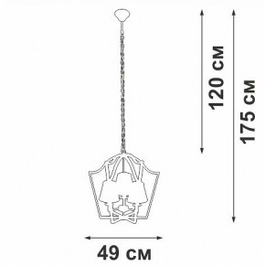 Подвесная люстра Vitaluce V4991 V4991-8/3 в Нижнем Тагиле - nizhniy-tagil.ok-mebel.com | фото 3