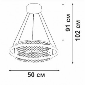Подвесная люстра Vitaluce V54000 V54000-0/1S в Нижнем Тагиле - nizhniy-tagil.ok-mebel.com | фото 5