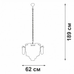 Подвесная люстра Vitaluce V58370 V58370-8/13 в Нижнем Тагиле - nizhniy-tagil.ok-mebel.com | фото 3