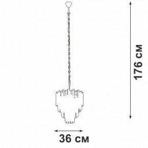 Подвесная люстра Vitaluce V58471 V58471-8/5 в Нижнем Тагиле - nizhniy-tagil.ok-mebel.com | фото 5