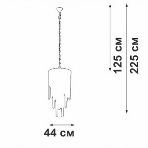 Подвесная люстра Vitaluce V5885 V5885-9/7 в Нижнем Тагиле - nizhniy-tagil.ok-mebel.com | фото 3