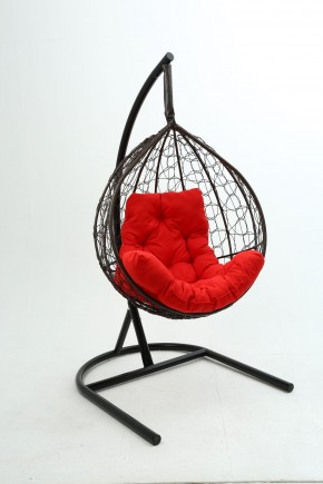 Подвесное кресло Бароло (коричневый/красный) в Нижнем Тагиле - nizhniy-tagil.ok-mebel.com | фото
