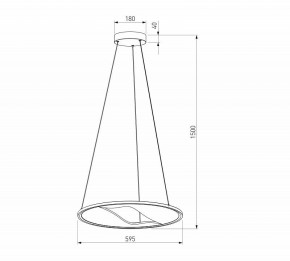 Подвесной светильник Eurosvet Occhio 40027/1 LED серый в Нижнем Тагиле - nizhniy-tagil.ok-mebel.com | фото 5