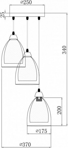 Подвесной светильник Freya Astery FR5375PL-03CH2 в Нижнем Тагиле - nizhniy-tagil.ok-mebel.com | фото