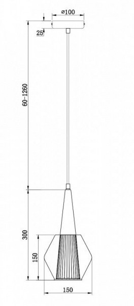 Подвесной светильник Freya Copita FR8008PL-01GB в Нижнем Тагиле - nizhniy-tagil.ok-mebel.com | фото 1