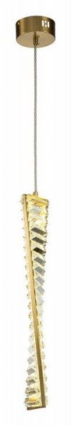 Подвесной светильник Indigo Frizzante 12015/1P Brass в Нижнем Тагиле - nizhniy-tagil.ok-mebel.com | фото 3