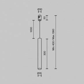 Подвесной светильник Maytoni Focus Led TR155-1-5W3K-B в Нижнем Тагиле - nizhniy-tagil.ok-mebel.com | фото 5