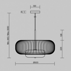 Подвесной светильник Maytoni Levitation MOD376PL-L30G3K в Нижнем Тагиле - nizhniy-tagil.ok-mebel.com | фото 5