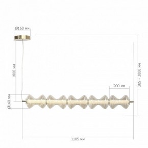 Подвесной светильник ST-Luce SPINE SL6136.243.01 в Нижнем Тагиле - nizhniy-tagil.ok-mebel.com | фото 5