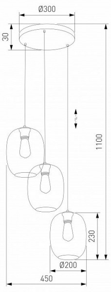 Подвесной светильник TK Lighting Elio 5973 Elio в Нижнем Тагиле - nizhniy-tagil.ok-mebel.com | фото 3