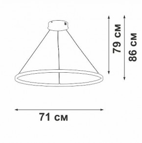 Подвесной светильник Vitaluce V2516 V2516-8/3S в Нижнем Тагиле - nizhniy-tagil.ok-mebel.com | фото 3