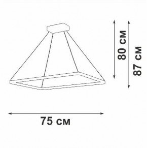 Подвесной светильник Vitaluce V2704 V2704-0/1S в Нижнем Тагиле - nizhniy-tagil.ok-mebel.com | фото 3