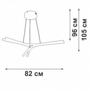 Подвесной светильник Vitaluce V2708 V2708-9/3S в Нижнем Тагиле - nizhniy-tagil.ok-mebel.com | фото 3