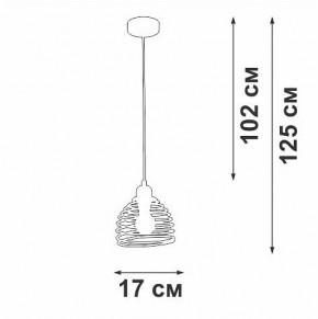 Подвесной светильник Vitaluce V2854 V2854-1/1S в Нижнем Тагиле - nizhniy-tagil.ok-mebel.com | фото 5
