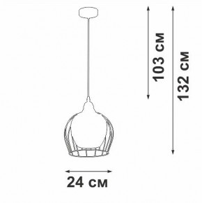 Подвесной светильник Vitaluce V2859 V2859-1/1S в Нижнем Тагиле - nizhniy-tagil.ok-mebel.com | фото 4