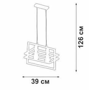 Подвесной светильник Vitaluce V2861 V2861-1/2S в Нижнем Тагиле - nizhniy-tagil.ok-mebel.com | фото 5