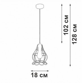 Подвесной светильник Vitaluce V2868 V2868-1/1S в Нижнем Тагиле - nizhniy-tagil.ok-mebel.com | фото 5