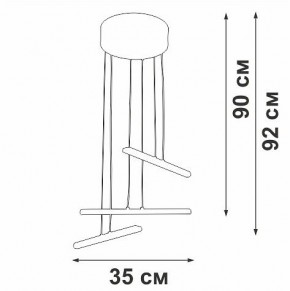 Подвесной светильник Vitaluce V3046 V3046-1/3S в Нижнем Тагиле - nizhniy-tagil.ok-mebel.com | фото 5