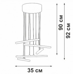 Подвесной светильник Vitaluce V3046 V3046-1/5S в Нижнем Тагиле - nizhniy-tagil.ok-mebel.com | фото 5