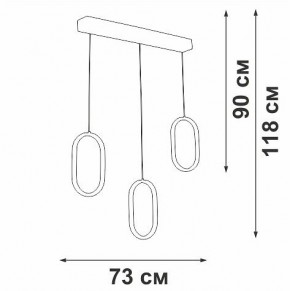 Подвесной светильник Vitaluce V3049 V3049-0/3S в Нижнем Тагиле - nizhniy-tagil.ok-mebel.com | фото 4